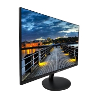 瑞克显示器 MC242 24寸/黑色/平面/无边框/圆形底座 VGA+HDMI