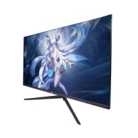 ITC显示器 T3225KW 32寸2K 165HZ黑色平面无边框V型底座 DP2+HDMI2