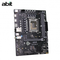 升技（abit） 探路者系列B760M-P 深空黑 主板 支持CPU 12100/12400F/13400